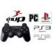 CONTROLE VIDEOGAME COM FIO PLAY II E PLAY III